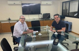 Ex-senador João Vicente Claudino se reúne com ministro Ciro Nogueira em Teresina